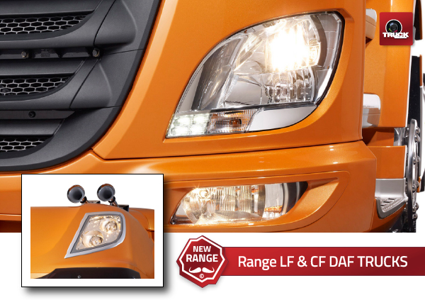 DAF Feux de jour à LED orange pour DAF XF/CF Euro6