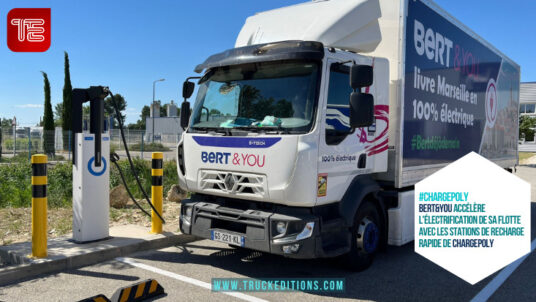 Transport routier : en partenariat avec CHARGEPOLY, BERT&YOU a mis en service une station de recharge ultra-rapide à Sorgues