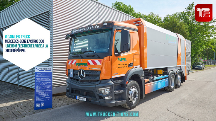 Mercedes-Benz eActros 300 : une BOM électrique livrée à la société Pöppel 