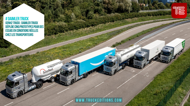 Transport routier : Daimler Truck lance les essais clients de son Mercedes-Benz GenH2 Truck