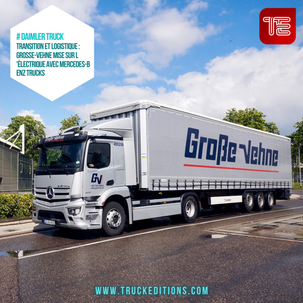 Transport routier : La logistique de demain s'électrifie ! 🚚💡 Große-Vehne et Mercedes-Benz montrent la voie avec des camions électriques. 