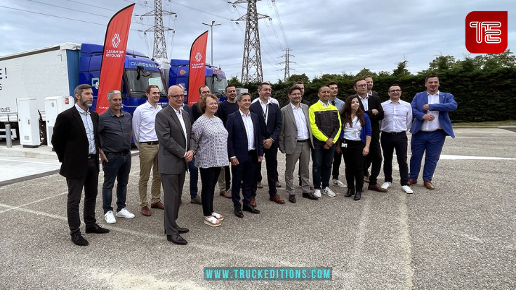 Transport routier : Renault Trucks : électrification des flux logistiques entre Lyon et Bourg-en-Bresse 