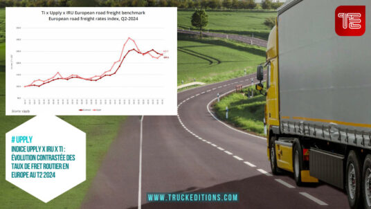 Indice Upply x IRU x Ti : évolution contrastée des taux de fret routier en Europe au T2 2024