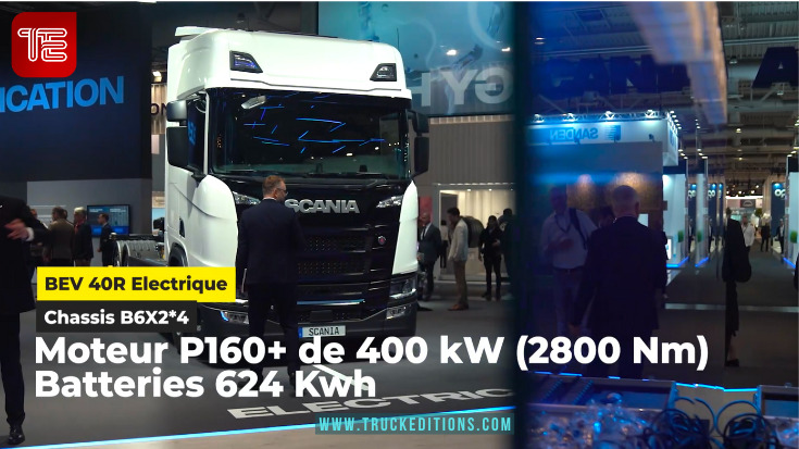 IAA 2024 sur Truckeditions : BEV 40R elec -ACTU Scania