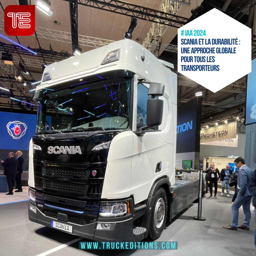 IAA 2024 sur Truckeditions : Il était exposé sur le stand : le camion électrique Scania à batterie de 728 kWh