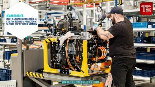 Transport routier : Construction en série de l’eActros 600 : la production de sa "front box" à l’usine de Mannheim commence