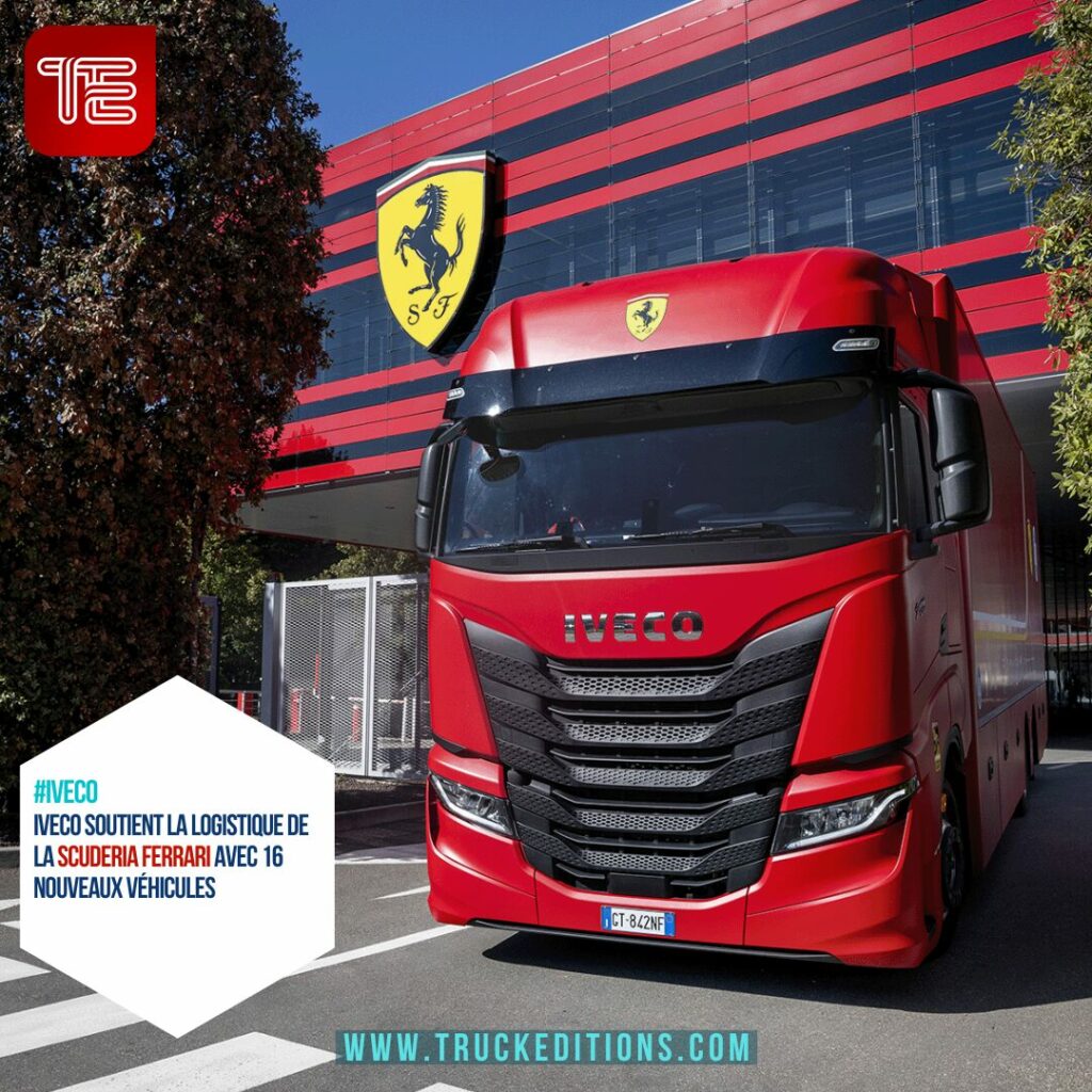 Nouvelle flotte durable : IVECO équipe Ferrari pour le transport de F1 