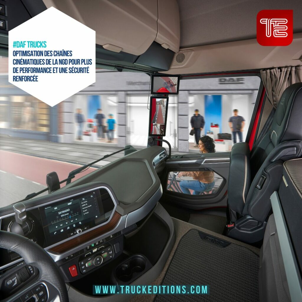 Transport routier : DAF Trucks propose plus de sécurité et un design intérieur confortable adapté aux nouvelles technologies