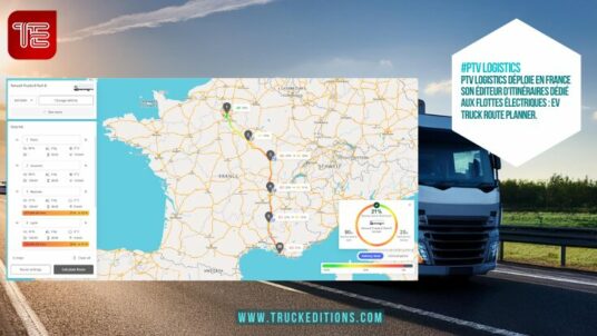 Transport routier et transition énergétique : Un outil pour l’électrification des flottes : PTV Logistics lance EV Truck Route Planner en France