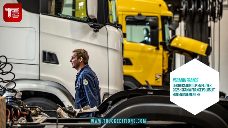 Certification Top Employer 2025 : Scania France poursuit son engagement RH