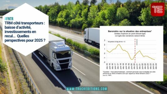 Transport routier de marchandises : des indicateurs toujours en berne au 4e trimestre 2024