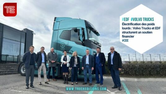 Électrification des poids lourds : Volvo Trucks et EDF structurent un soutien financier